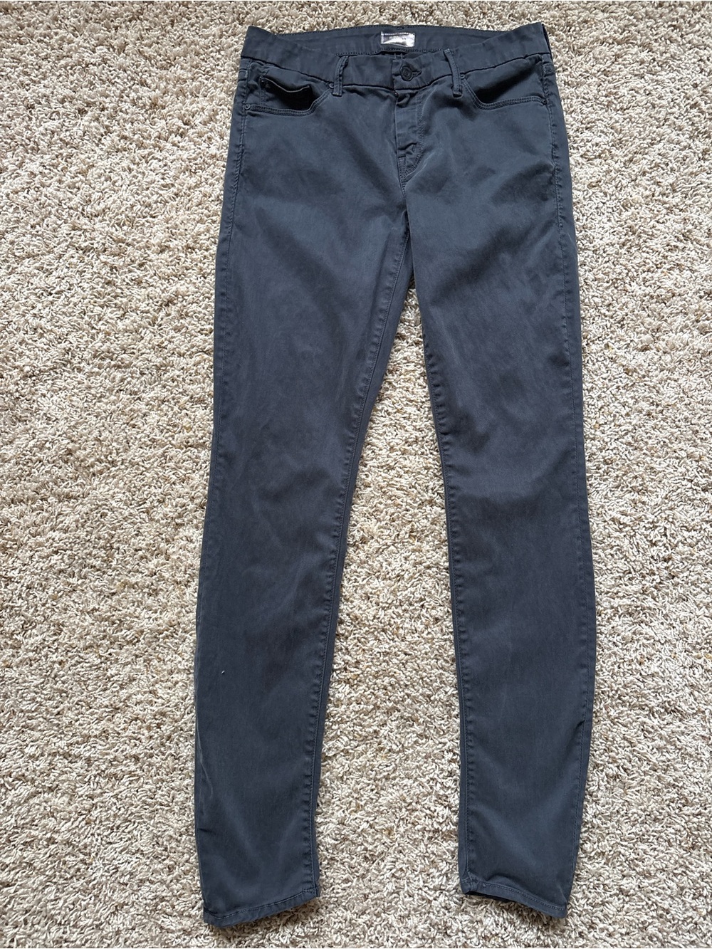 MOTHER The Looker Skinny Jean in Slate Sz 28
